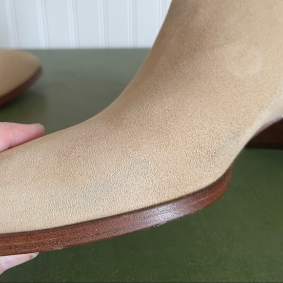 Thelma Chelsea Boots in Wheat Colored Suede *Italy* - Picture 5 of 8